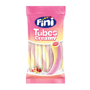 Fini Tubes Creamy Strawberry Banana & Cream 80g