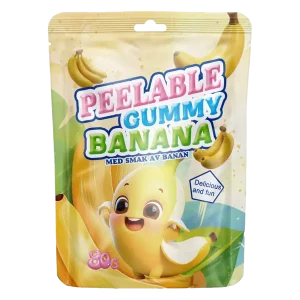 Peelable Gummy Banan 80g(BF:2025-09-24)