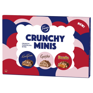 Fazer Crunchy Minis chokladpraliner 148g