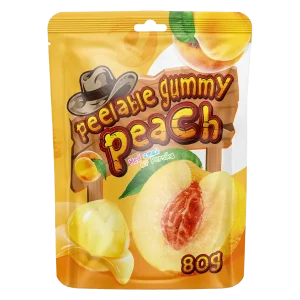 Peelable Gummy Peach 80g