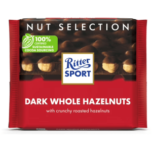 Ritter Sport Dark Whole Hazelnuts 100g