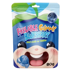 Peelable Gummy Blueberry 80g