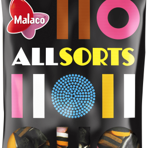 Malaco Allsorts Engelsk Lakritskonfekt 400g