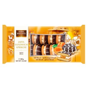 Feiny Biscuits Jaffa Sandwich Cream-Apricot 380g