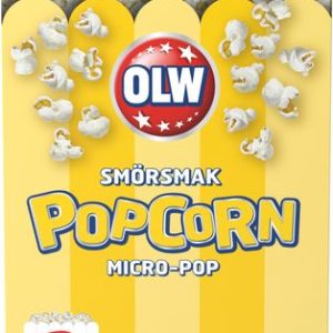 OLW Micropop Smörsmak 240g