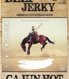 Bullseye Meats - Beef Jerky Cajun Hot 50g
