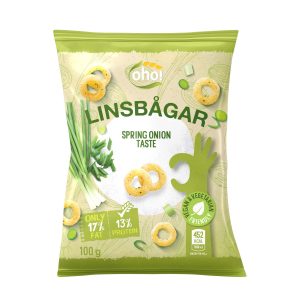 Oho! Linsringar Spring Onion 100g(BF:2025-07-02)