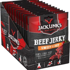 Jack Links Beef Jerky - Sweet & Hot 60g x 12st