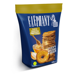 Elephant Kringlor - Honey Mustard & Onion 160g