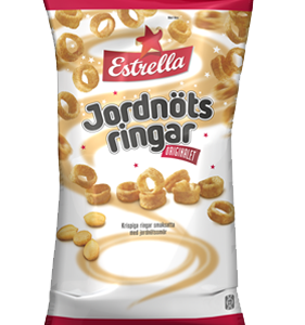 Estrella Jordnötsringar 175g