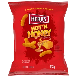 Herrs Hot n Honey Cheese Curls 113g