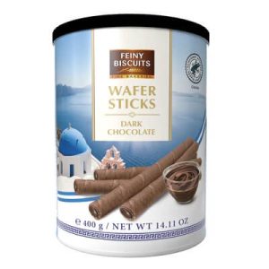 Feiny Biscuits Wafer Rolls with Dark Chocolate Cream 400g