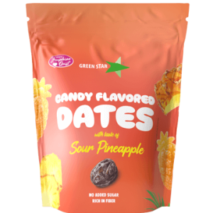 Green Star Dates Sour Pineapple 90g