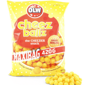 OLW Cheez Ballz Maxibag 420g
