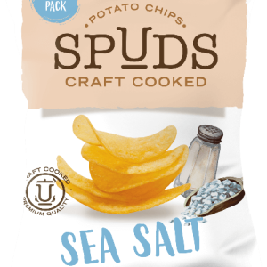 Spuds Craft Cooked Chips Sea Salt 145g