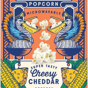 MAZE Popcorn Cheesy Cheddar 3-pack 240g