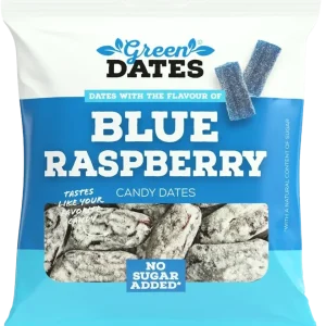 Green Dates Dadlar Blue Raspberry 90g