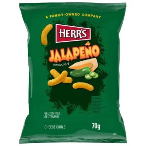 Herrs Jalapeno Cheese Curls 70g (BF:2026-01-22)