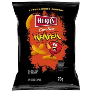 Herrs Carolina Reaper Flavoured Curls 70g