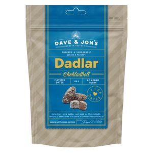 Dave & Jons Dadlar Chokladboll 125g