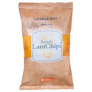 Lantchips Lagrad Ost Räfflade 200g