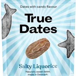 True Dates Salty Liquorice 100g
