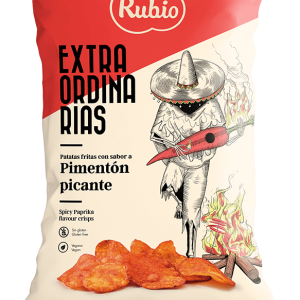 Rubio Spicy Chili Potatischips 110g(BF:2025-08-21)