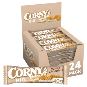 Corny Big White Chocolate 40g x 24st (hel låda)