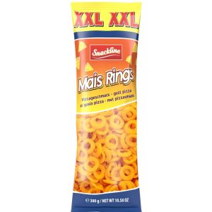 Snackline Majsringar Pizza XXL Bag 300g