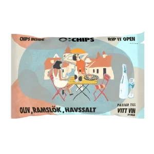 Ö-Chips Vitt Vin - Oliv, Ramslök, Havssalt 100g