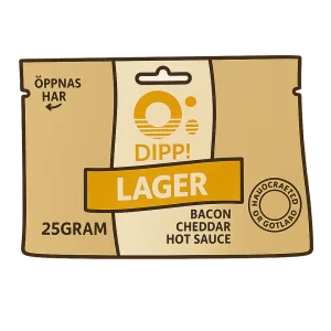 Ö-Chips Dippmix Lager - Bacon, Cheddar, Hot Sauce 25g