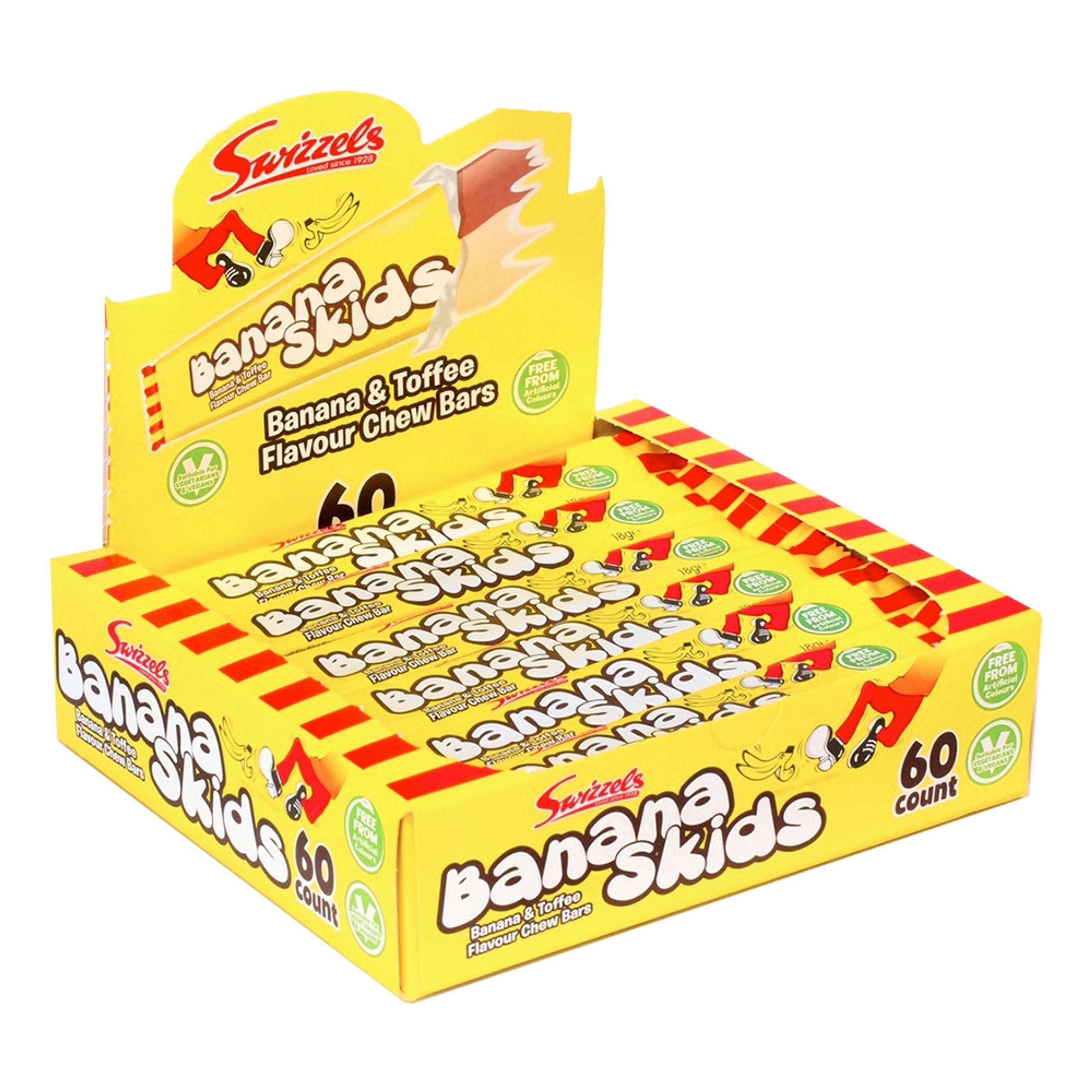 Banana Skids Storpack - 60 x 18 g