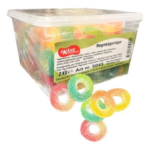 Skåne Konfektyrer Regnbågsringar Storpack - 2 kg