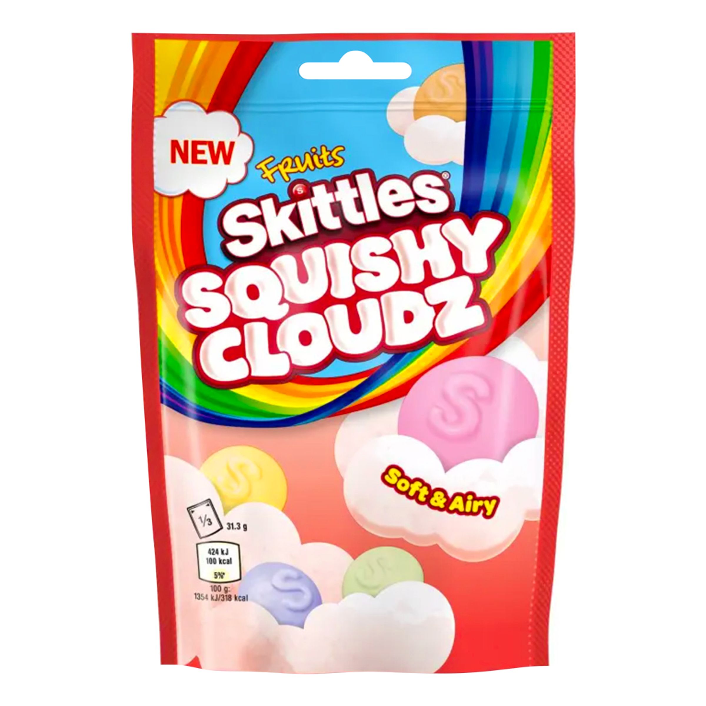 Skittles Squishy Cloudz Fruit - 94 g
