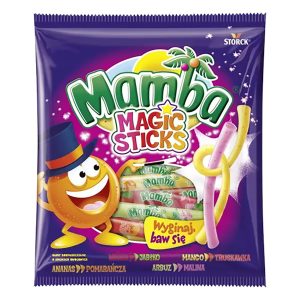 Mamba Magic Sticks Fruktkolor - 140 g
