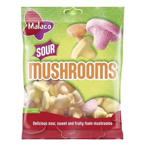 Malaco Sour Mushrooms - 100 g