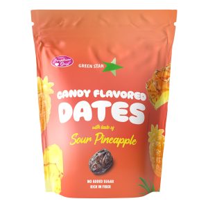 Green Star Dates Sour Pineapple - 90 g