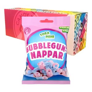 Sura Mini Bubblegumnappar Storpack - 18 x 70 g