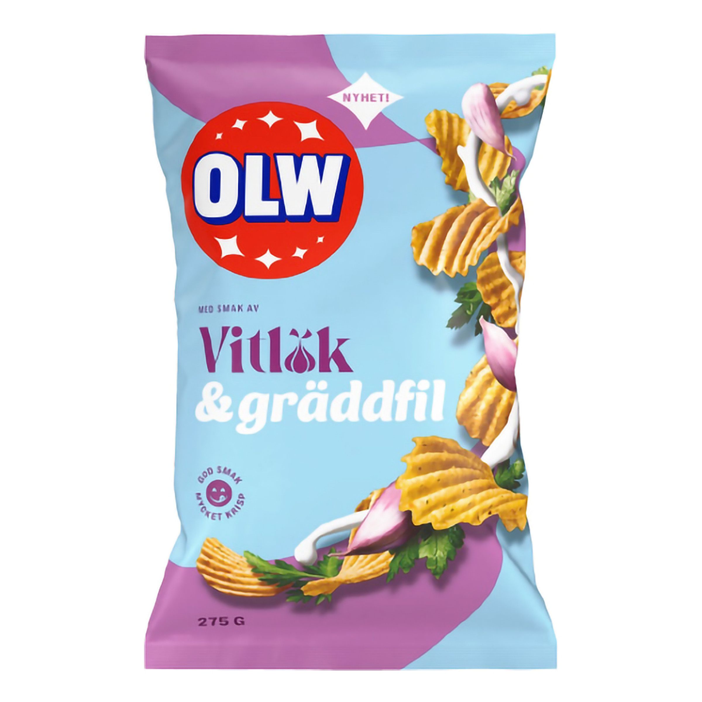 OLW Vitlök & Gräddfil - 275 g