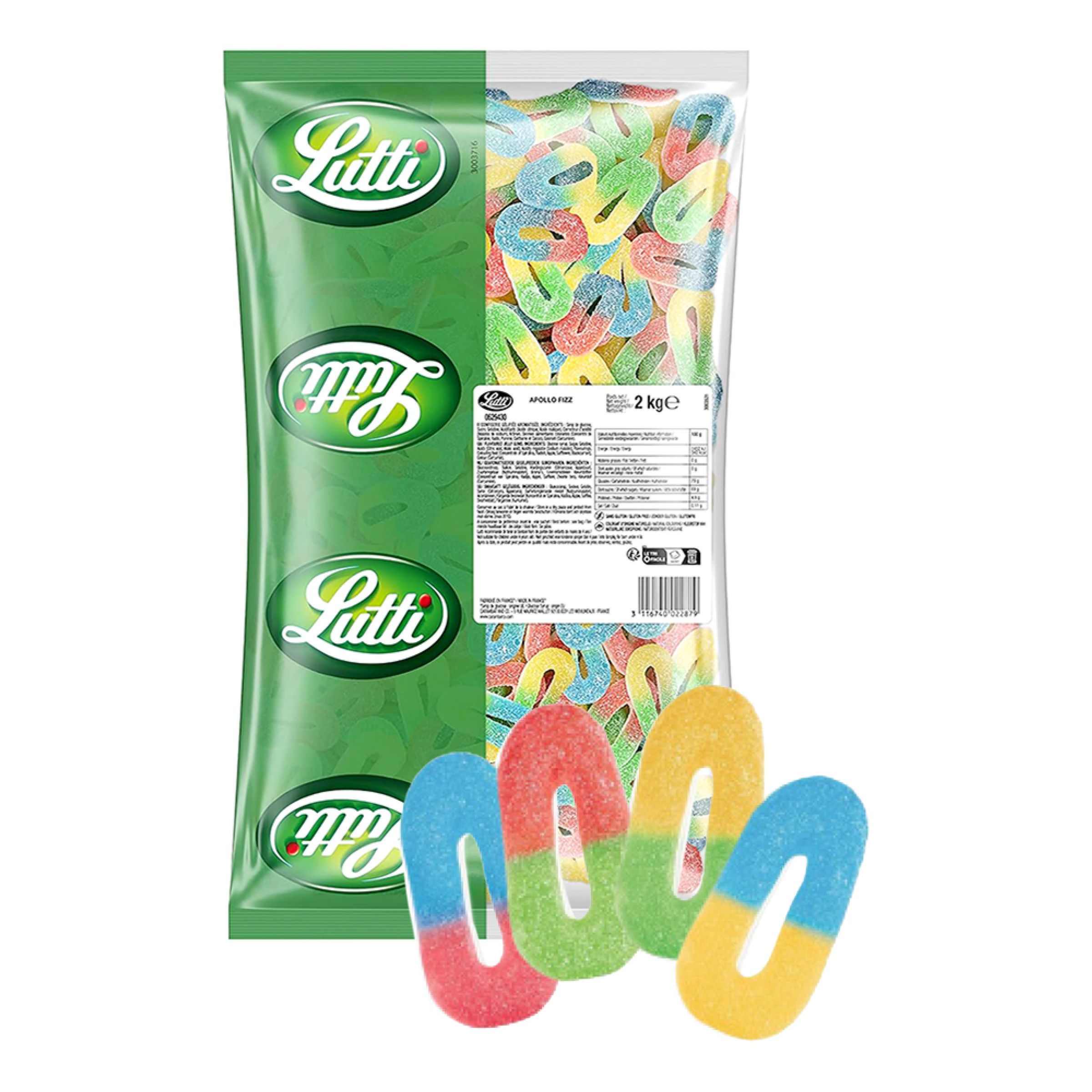 Lutti Apollo Fizz Storpack - 2 kg