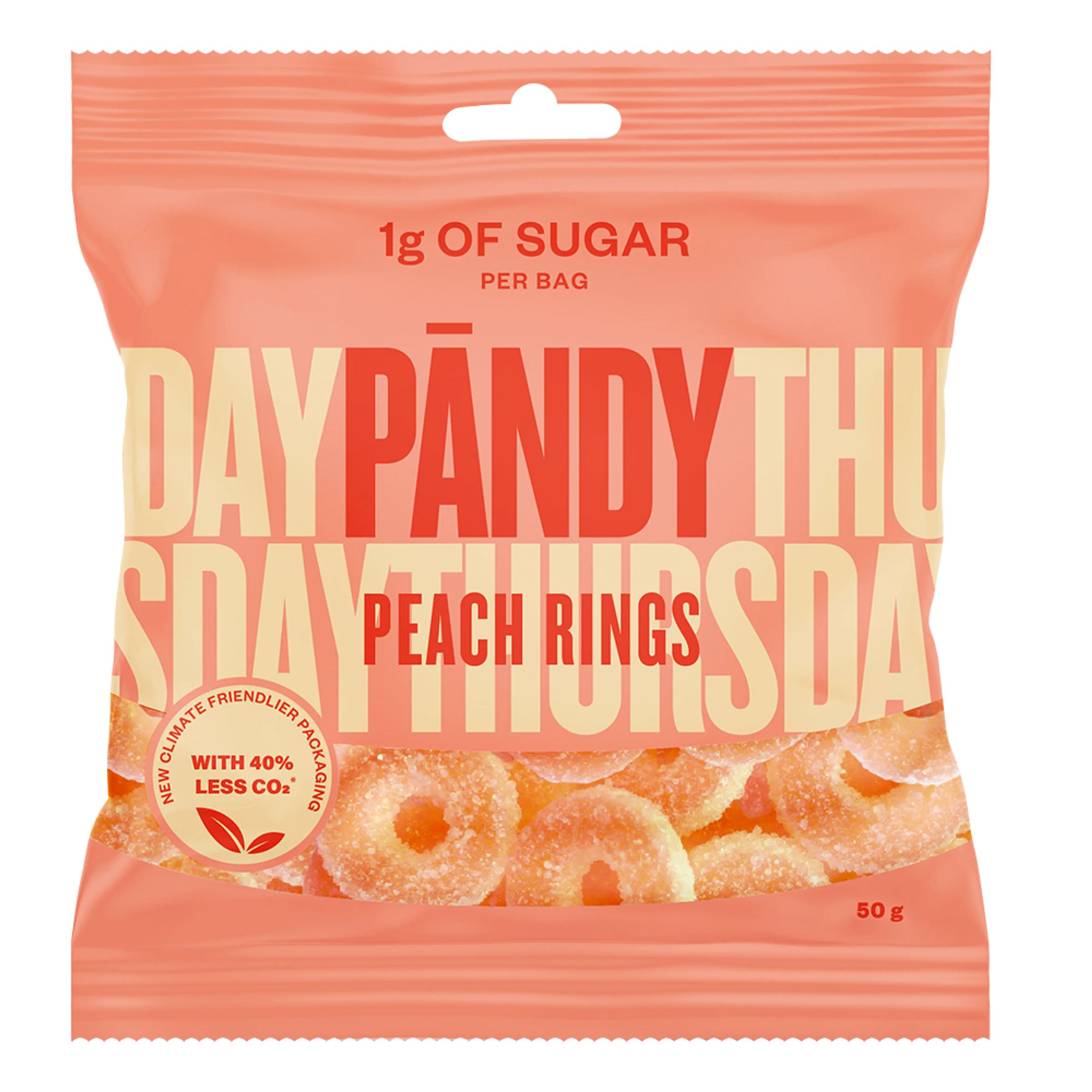 Pändy Peach Rings - 50 g