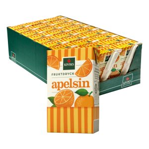 Kivik Apelsindryck med Sugrör - 27 x 25 cl