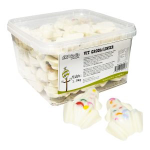 Vita Grodor/Linser Storpack - 1,9 kg