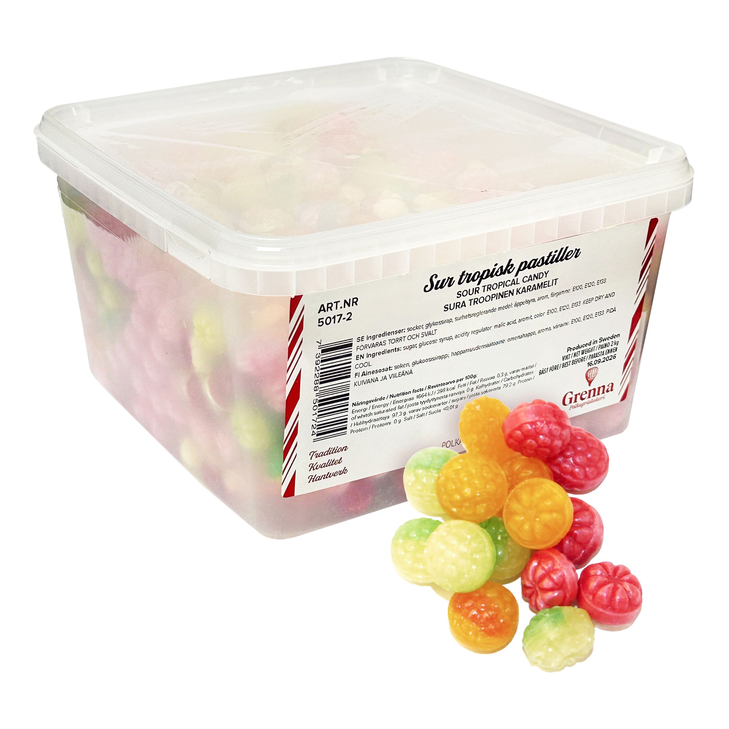 Grenna Sur Tropisk Blandning Storpack - 2 kg