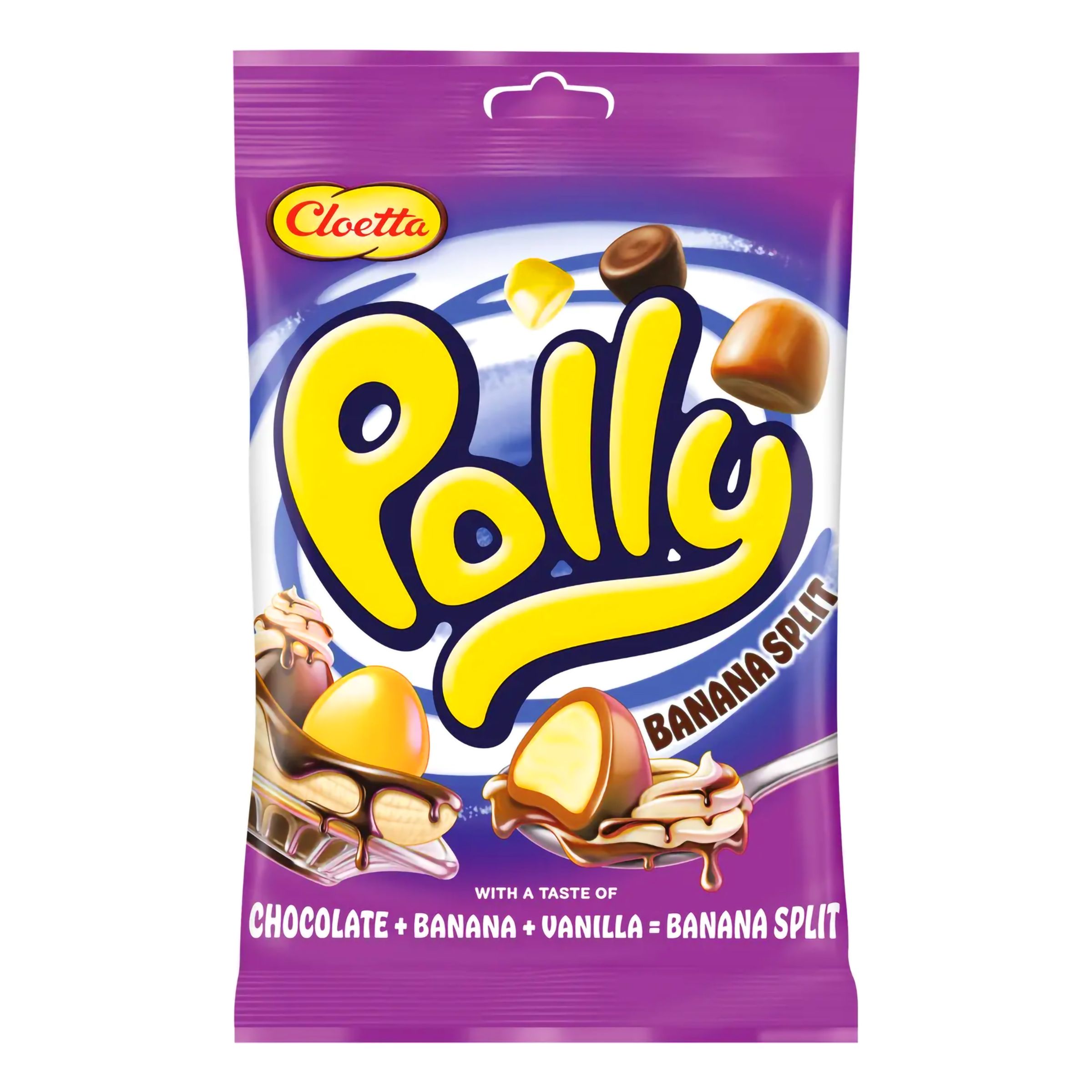 Cloetta Polly Banana Split - 100 g