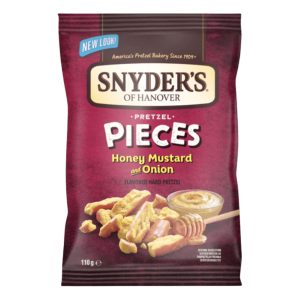 Snyders Pretzel Pieces Honey Mustard & Onion - 110 g