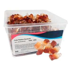 Colaflaskor Sockerfri Storpack - 2 kg