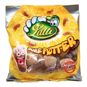 Lutti Sura Fötter i Påse - 130 g