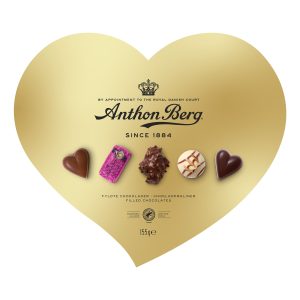 Anthon Berg Hjärtformad Guldask - 155 g