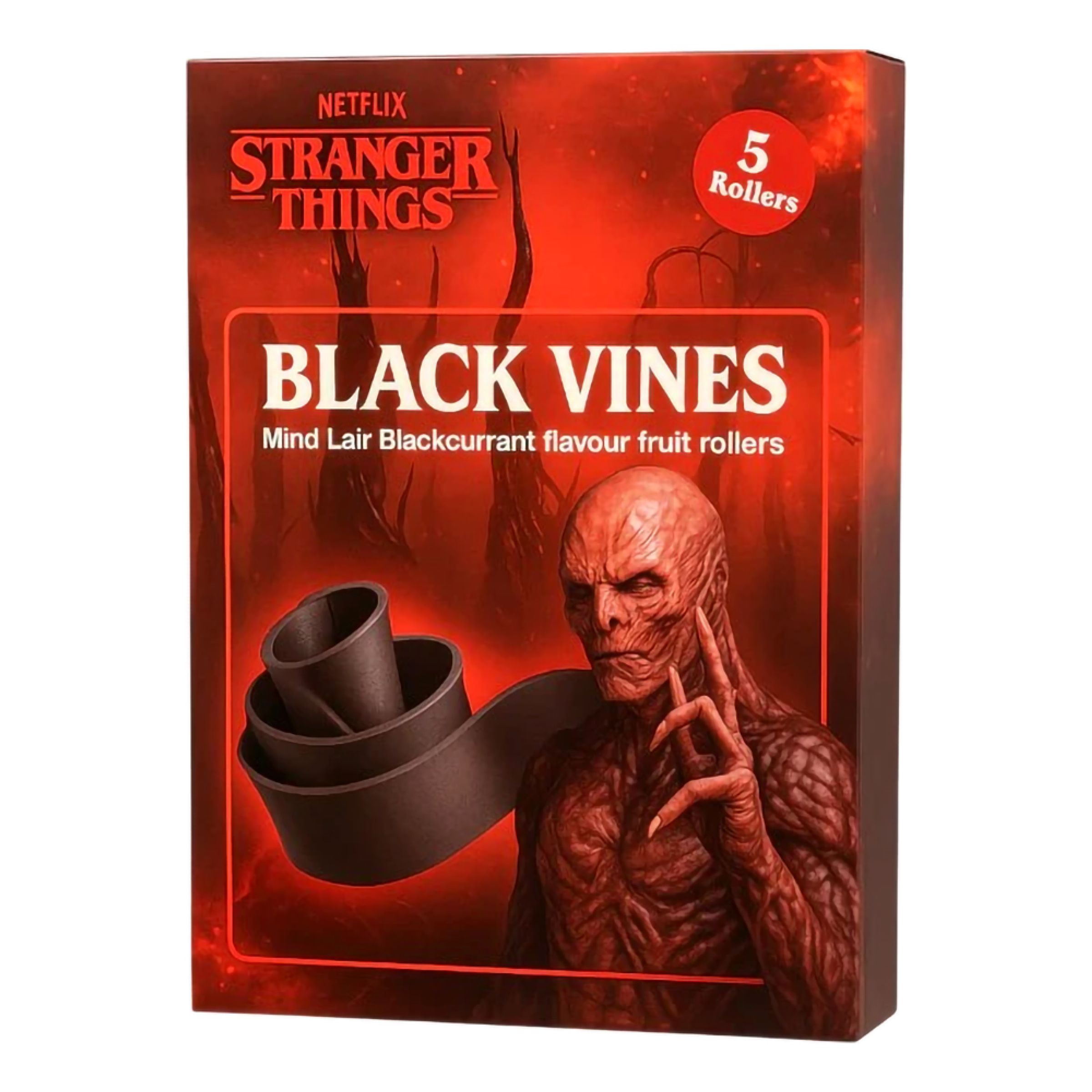 Stranger Things Fruit Rollers Blackcurrant - 60 g